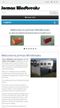 Mobile Screenshot of jormaxwindbreaks.co.uk